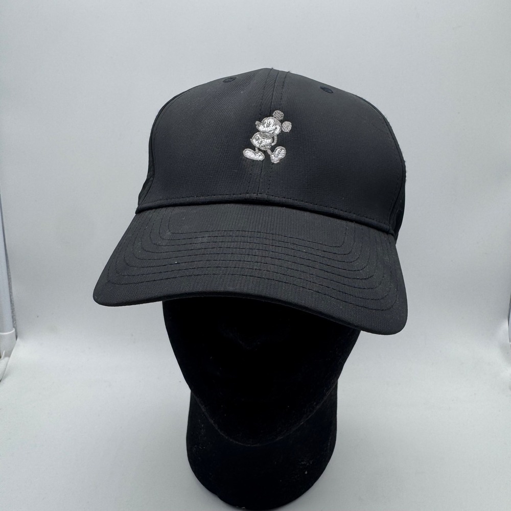 Nike Walt Disney Legacy91 Dri Fit Baseball Cap Black Mickey Mouse Embroidered